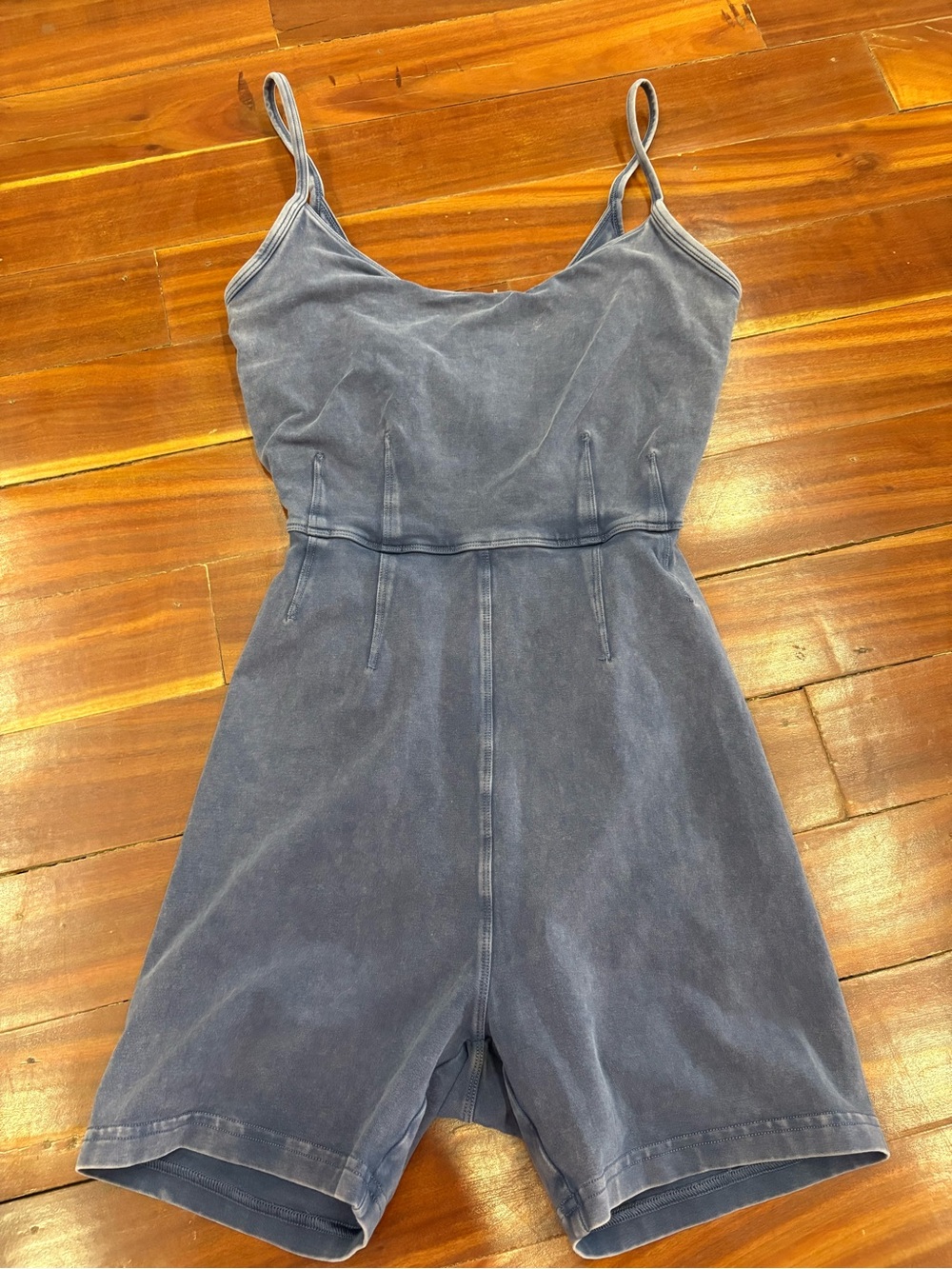 Aerie Offline Blue Romper